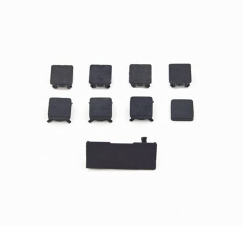 Ambertown Rubber Feet Plastic Button Screw Cap Cover Replacement for PS3 Slim 2000 3000Console(9 in 1) - Image 1